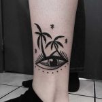 Paradise eye tattoo