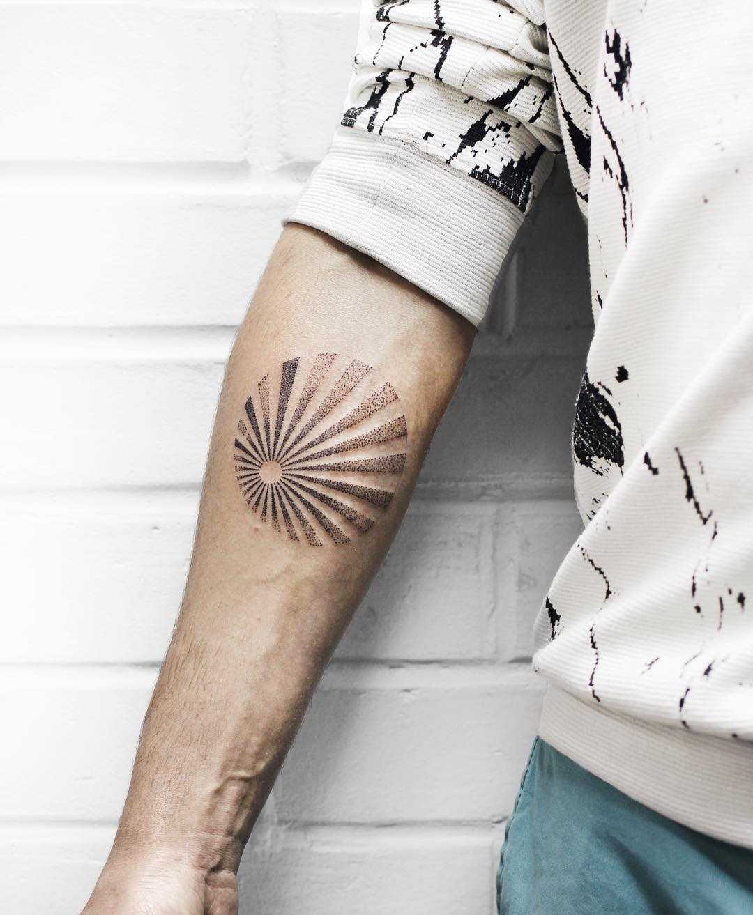 Rising Sun Flag tattoo