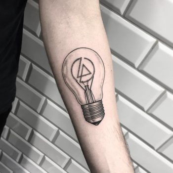 Simple bulb tattoo
