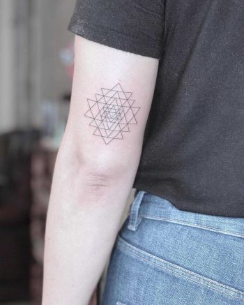 Sri Yantra tattoo