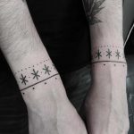 Star bracelet tattoos