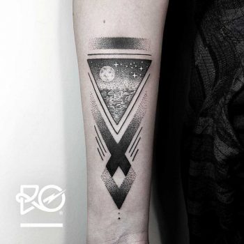 Starry sky tattoo by RO Robert