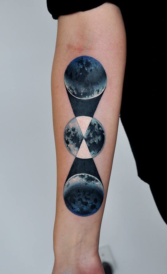 Three moons tattoo