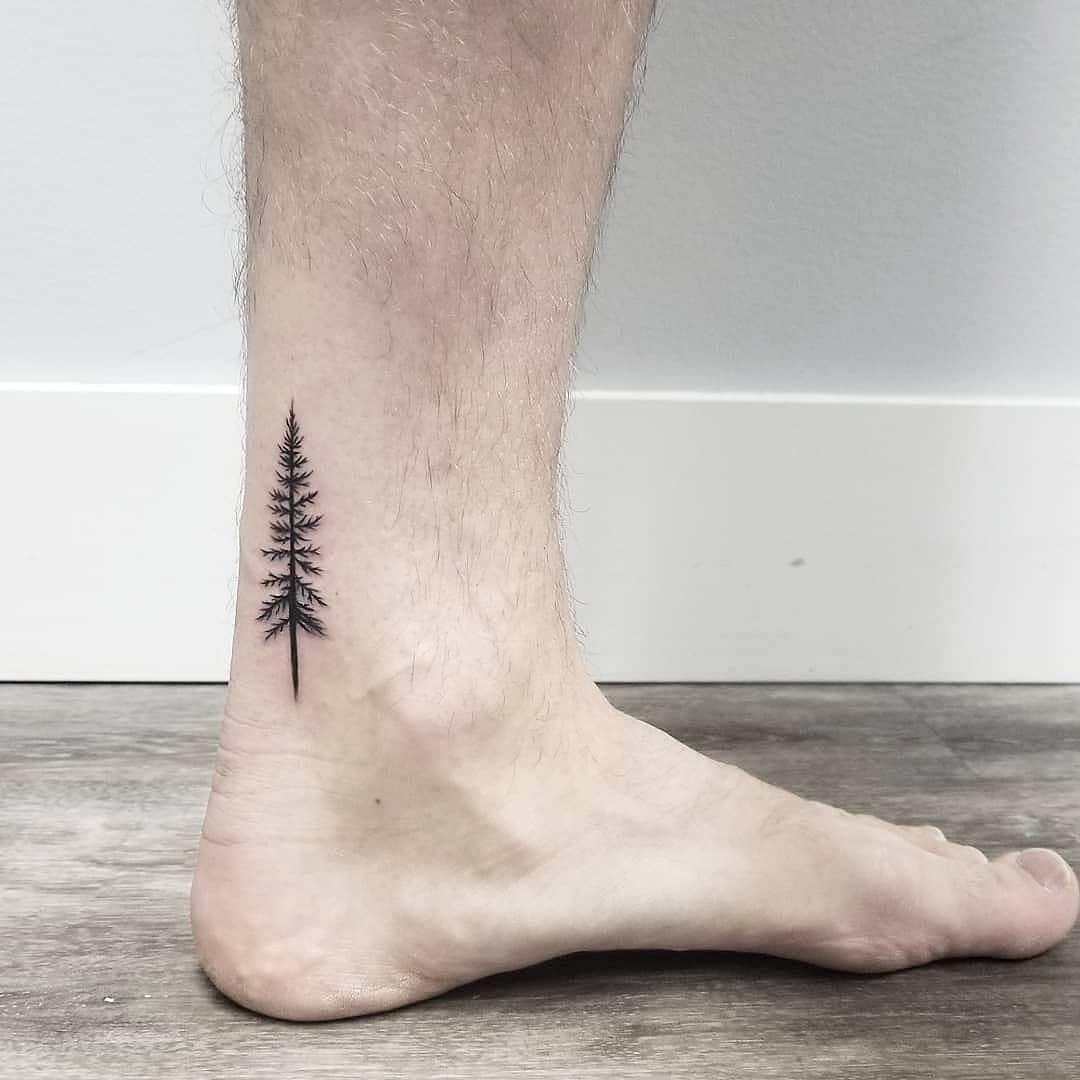 Tiny tree tattoo by Ink By Shae