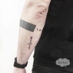 Arrow on the forearm by Angie Black