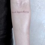 Avoid dependency tattoo by Marvelous Tattooer