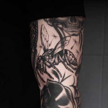 Bee done High Tension Tattoo