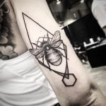Bee tattoo by Unkle Gregory