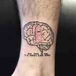Brain tattoo