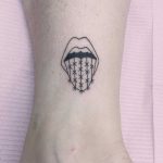 Cactus tongue tattoo