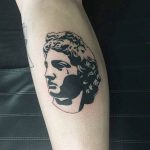 Crying Apollo tattoo by Immoral Youth