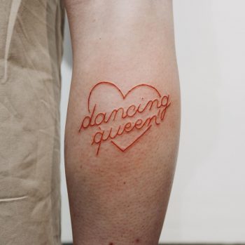 Dancing queen done at Bonjour Tattoo Club