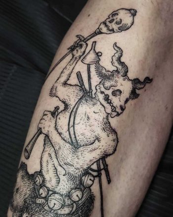 Dancing with the devil tattoo