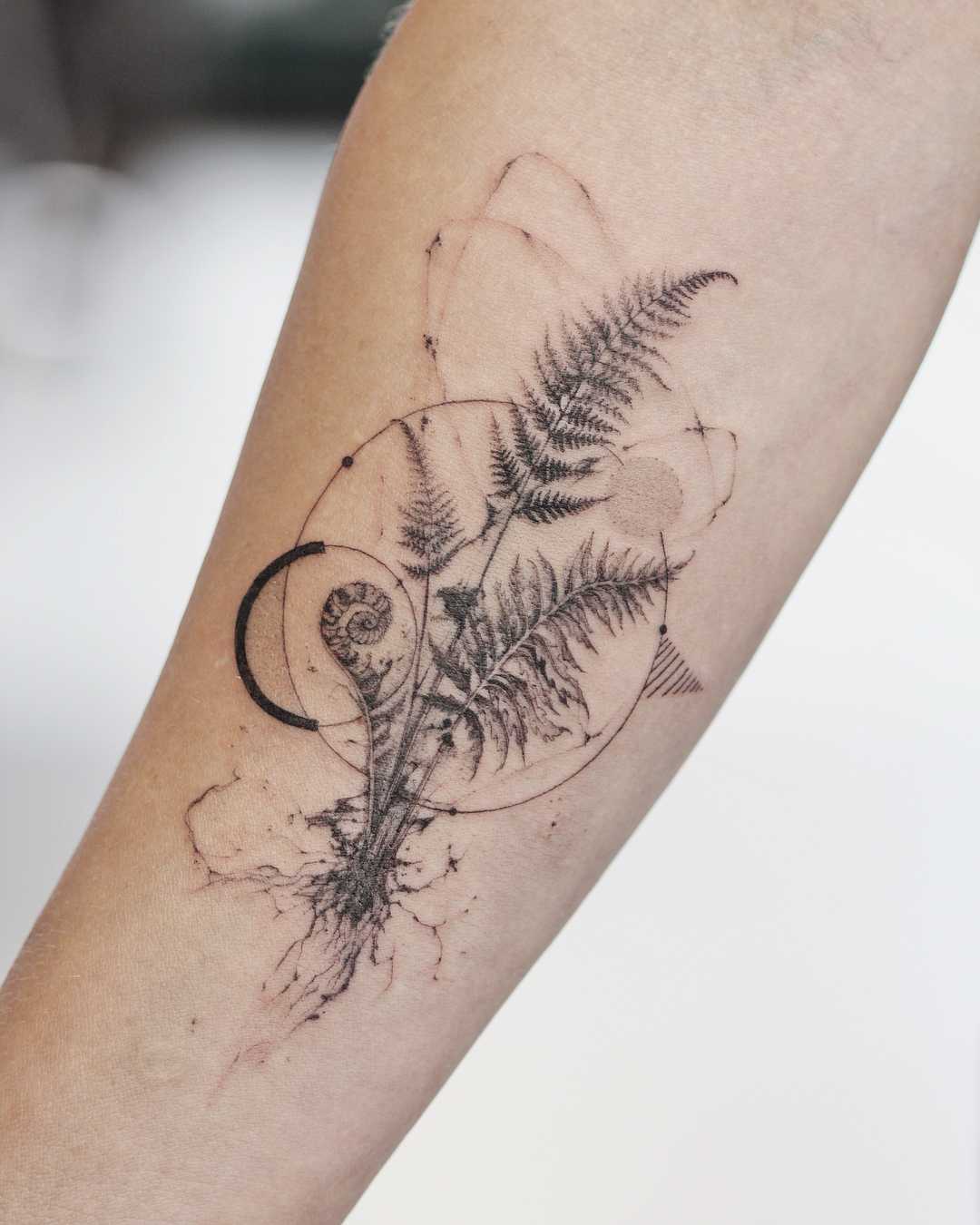 Fern leaf by Luci at Catalpa Studio in Montréal QC Canada : r/tattoos