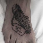 Gladiator DNA tattoo done at Primordial Pain Studio