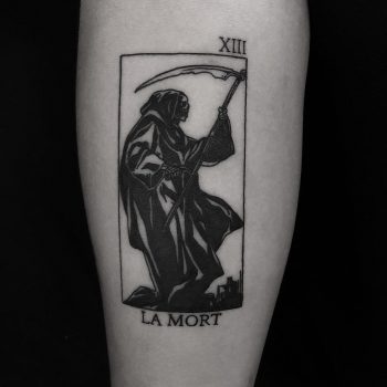 Grim Reaper done at BK Ink Studio