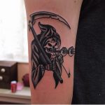 Grim reaper tattoo by Rich Hadley