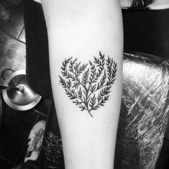 Heart-shaped branches