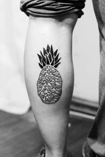 Joy Division's pineapple tattoo