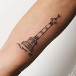 July Column tattoo done at Bonjour Tattoo Club