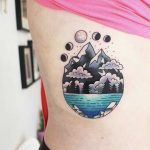 Landscape tattoo by Jessica Channer
