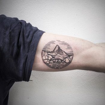 Landscape tattoo by Roma Severov
