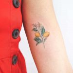 Lemon branch tattoo