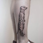Meerkat tattoo by Marina Latre