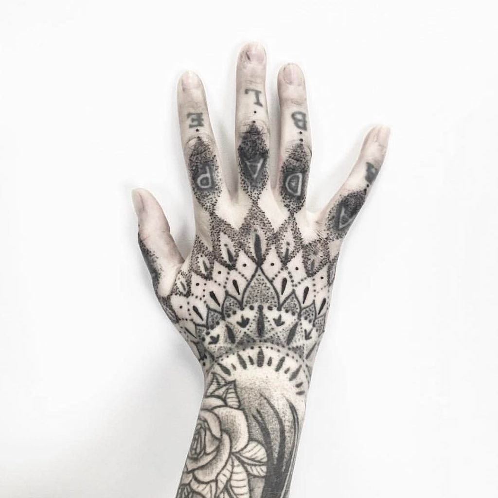 Ornamental hand piece by Unkle Gregory
