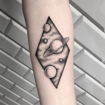 Planets done at Kult Tattoo Fest