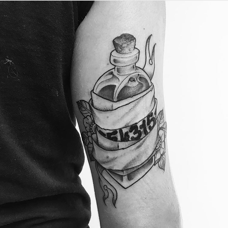 Potion bottle by Resident Terly Tattoo