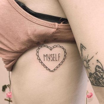 Reminder to love yourself tattoo