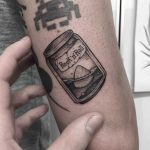 Rock'n'roll jar tattoo