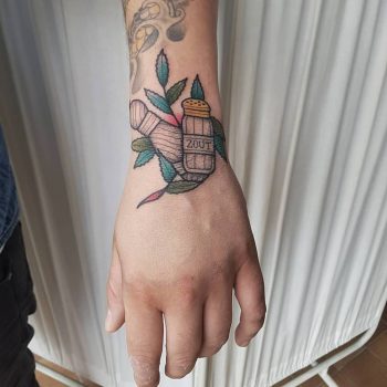 Salt and pepper tattoo