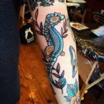 Seahorse tattoo by Avalon Desu