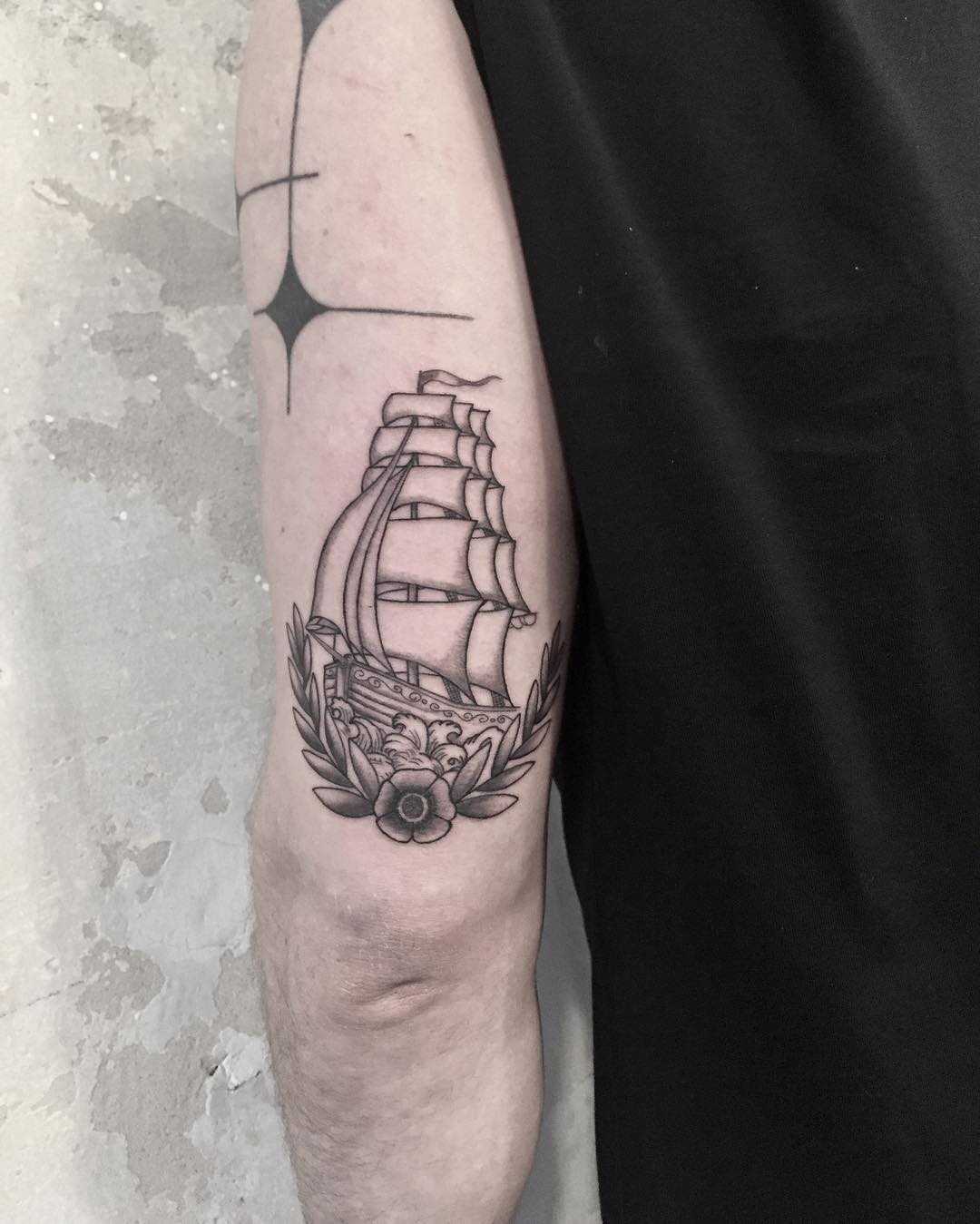 Ship by Marvelous Tattooer