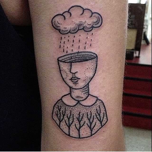 Surrealist tattoo by Suflanda
