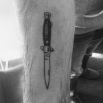 Switchblade on the forearm