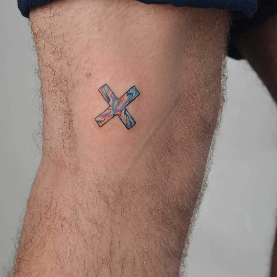 The XX album cover small tattoo