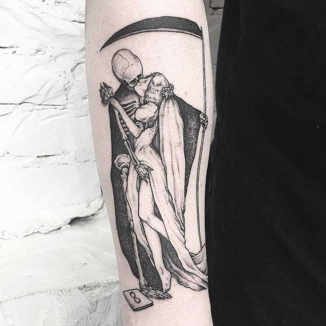 The kiss of death by Ink And Water Tattoo
