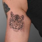 Tiger head tattoo
