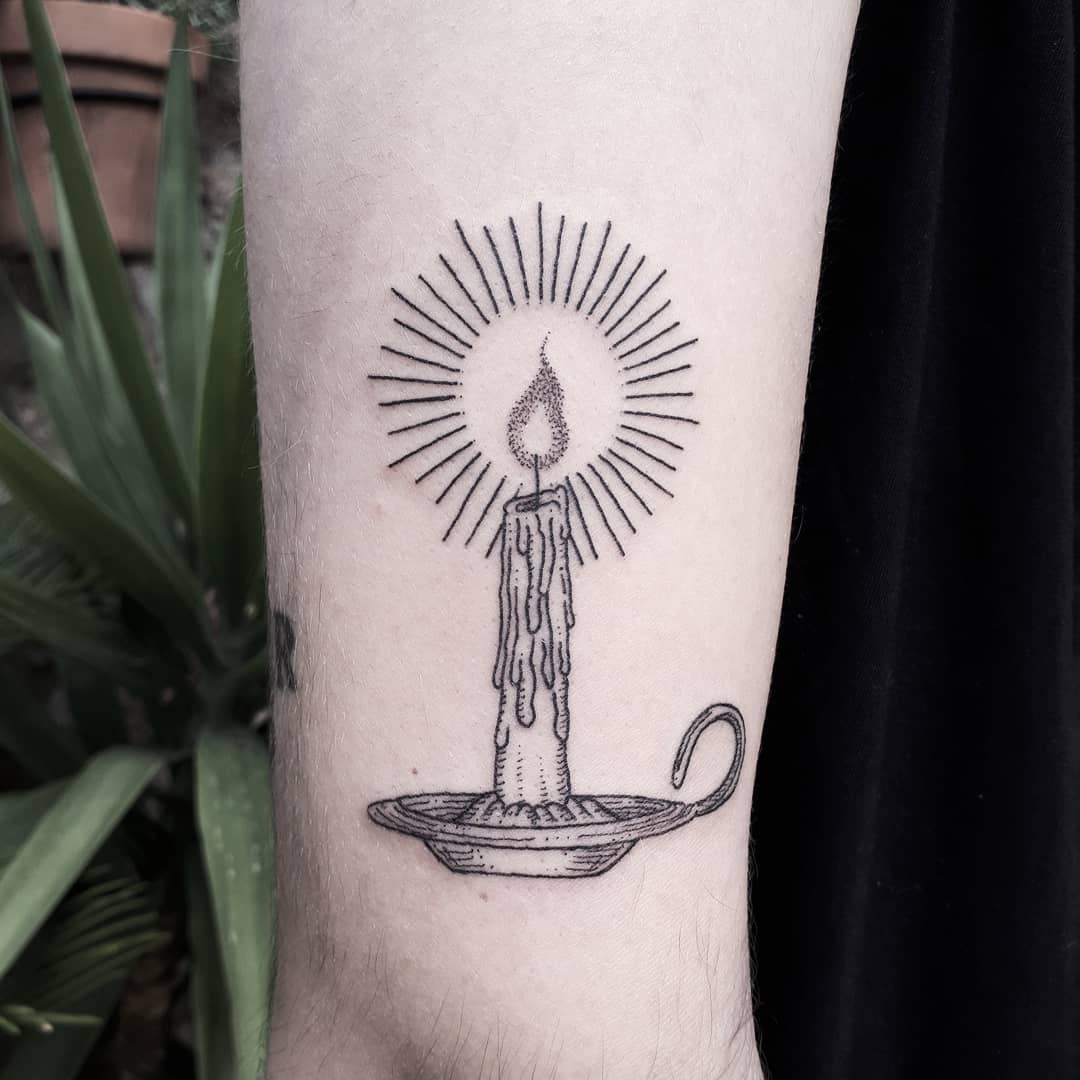 Occultist Candle Tattoo - Realistic Temporary Tattoos | Tattoo Icon –  TattooIcon