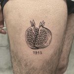 Armenian Genocide rememberance tattoo