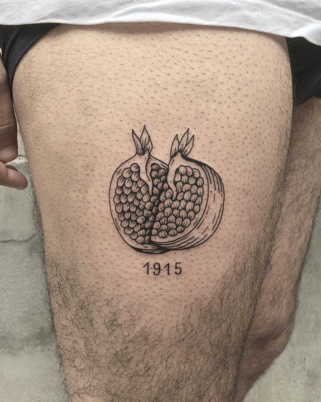 Armenian Genocide rememberance tattoo
