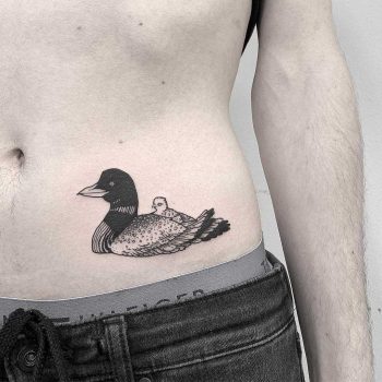 Black-throated Diver tattoo