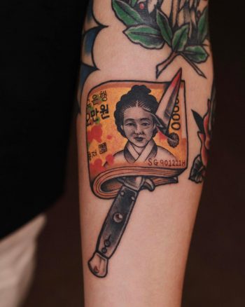 Blood money tattoo