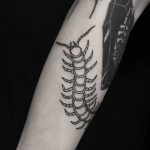 Centipede tattoo