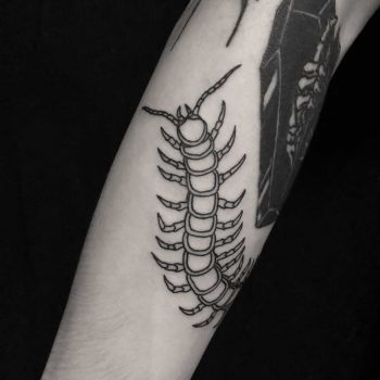 Centipede tattoo