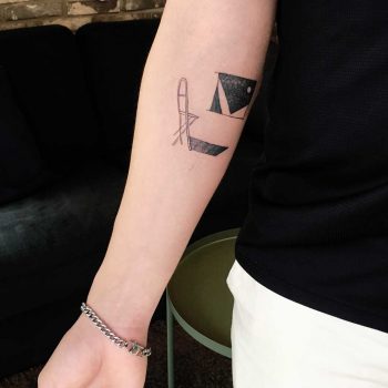 Chair and window tattoo