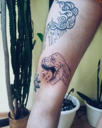 Cool dino tattoo